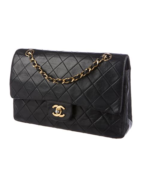 chanel double flap handbag|vintage chanel single flap bag.